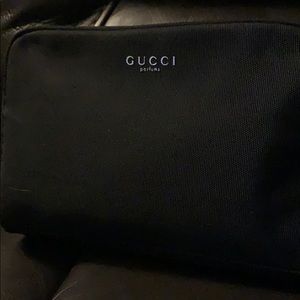 Gucci perfume cosmetic bag new
